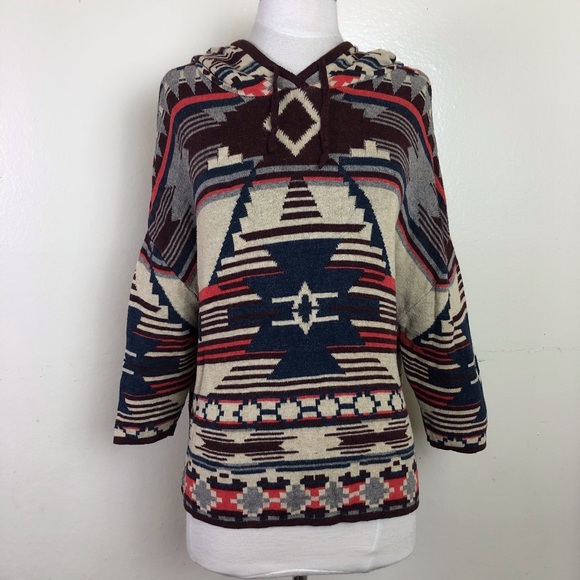 Divided Sweaters - Divided Aztec / tribal print pull over sweater